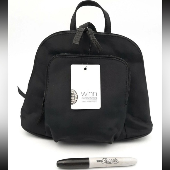 NEW Winn International Microfiber Mini Backpack - Black main image 7
